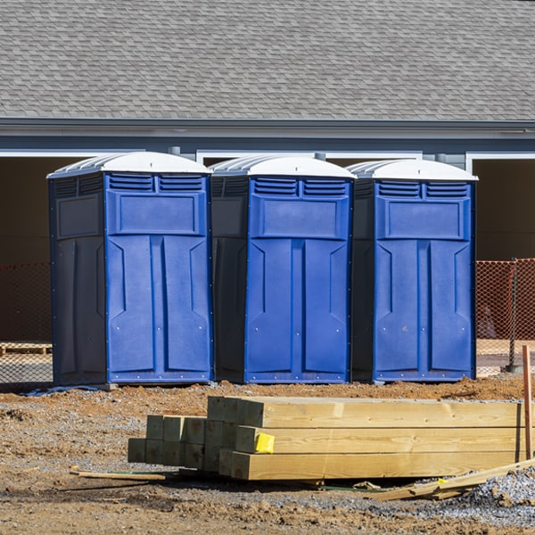 can i customize the exterior of the porta potties with my event logo or branding in Kerkhoven